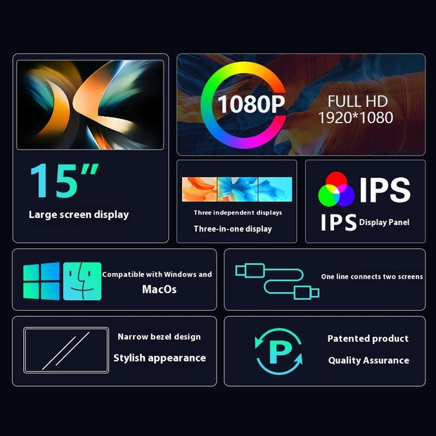Portable Multi-Screen Display