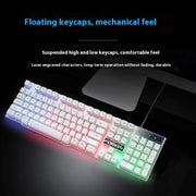 Black Luminous Keyboard and Mouse