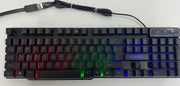 Black Luminous Keyboard and Mouse