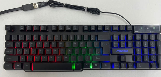 Black Luminous Keyboard and Mouse