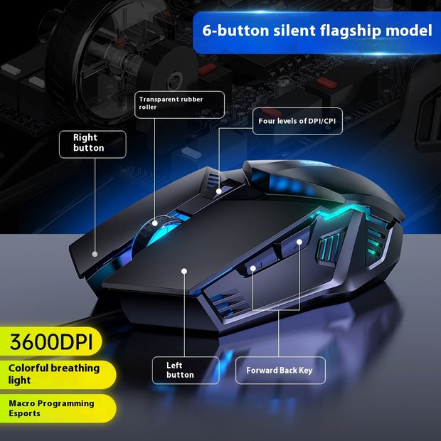 Luminous Wired Gaming Mouse