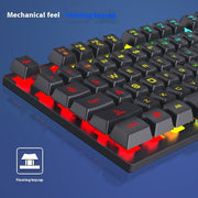 Black Luminous Keyboard and Mouse